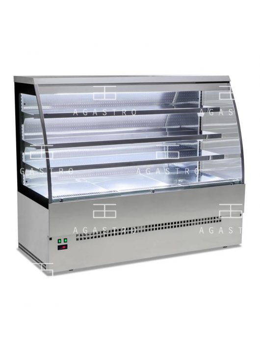 EVO INOX 90 - Hűtött faliregál - 900 x 780 x 1510 mm, 1,41 m²