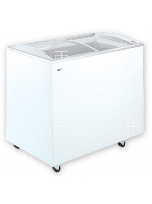 KH-CF300 SCB Mélyhűtőláda csúszó domború üvegtetővel (+30°C, 55% Rh) -12 ... -22 °C, 0.22 kW